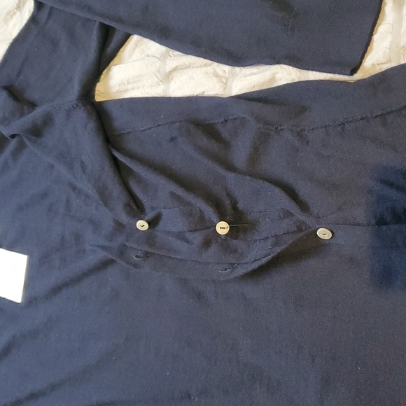 Zara Navy Blue Lightweight knit Sweater dress Size M new with tags - Picture 9 of 9